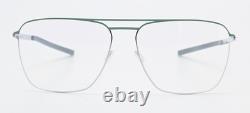 IC! BERLIN Lunettes Bayamo Argent Rosée du Matin Pilote Carré Léger Fines