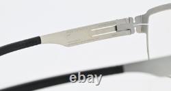 IC! BERLIN Lunettes Bernardino Perle Carré Satiné Argent Léger Flexible ML