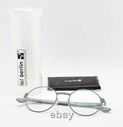 IC! BERLIN Lunettes Priscila W. Argent Rosée du Mat Arrondi Léger