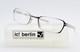 Ic! Berlin Monture De Lunettes Jarvis Vintage Rectangle Ovale Satin Argent Flexible