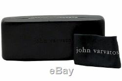 John Varvatos Lunettes V370 V / 370 Bleu / Argent Cerclée 52mm Frame Optique