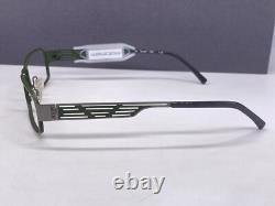 Joop! Montures de lunettes femme Argent Vert Rectangulaire Métal 83087 Cerclage Complet Np