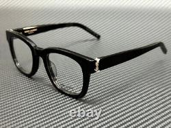 LUNETTES FEMMES SAINT LAURENT SL M124 OPT 001 Noire Argent Medium 49 mm