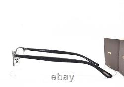 LUNETTES OLIVER PEOPLES ARGENT NOIR DEMI-MONTURE 46-20-145 CARLYLE 1137T 5016