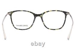 Longchamp LO2606 215 Monture de lunettes pour femmes Havana/Vert Plein Cat Eye 51mm