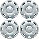 Lot De 4 Nouveau 16 8 Spoke Argent Hubcaps Jante Housses Pour 1998-2009 Vw Beetle