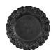 Lot De 100 Sous-assiettes De Style Ancien En Plastique, 13 Pouces, &agrave; Bordure En Relief, Pour Repas De F&ecirc;te