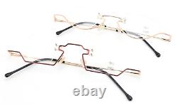 Lot de 2 lunettes MK Design Vintage sans monture pour 1 Pensez 82 + 83 Octagon