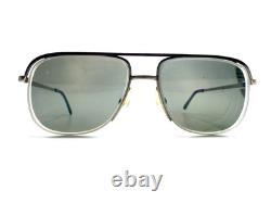 Lunettes Aviateur en Métal Argenté VTG Rodenstock à Monture Demi-Rim MRM 869 52 15 140