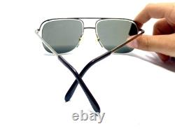 Lunettes Aviateur en Métal Argenté VTG Rodenstock à Monture Demi-Rim MRM 869 52 15 140