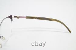 Lunettes BAJAZZO Candy 2 Violet Argent Marron Monture Demi Cerclée Neuves