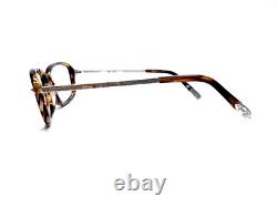 Lunettes Brighton rectangulaires marron écaille de tortue argent bleu Moon A20021 55 16 140