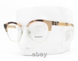 Lunettes Burberry BE2316 3501 marron opale beige corne argent 51 mm avec étui Lunettes Burberry BE2316 3501 marron opale beige corne argent 51 mm avec étui