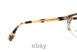 Lunettes Burberry BE2316 3501 marron opale beige corne argent 51 mm avec étui