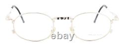 Lunettes CHAI SL1 F919 Vintage années 80 Ronde Ovale Argent Unique Steam Punk Allemagne