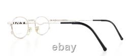 Lunettes CHAI SL1 F919 Vintage années 80 Ronde Ovale Argent Unique Steam Punk Allemagne