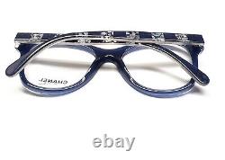 Lunettes Chanel 3299 1483 Polies Bleu avec Logo CC Argent 50-19-140