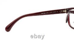 Lunettes Chanel CH3406 1673 Rouge Foncé Argent Logo CC 54mm Sans Étui