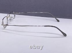 Lunettes Chick Shok pour homme et femme argentées, petites, rectangulaires, verre C01