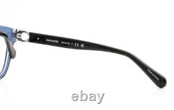 Lunettes Coach HC 6120 5787 bleu transparent poli 54 mm avec étui