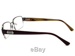 Lunettes De Bvlgari 1005 103 Brown Rim Half Argent Frame Italie 5419 140