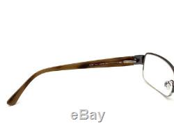 Lunettes De Bvlgari 1005 103 Brown Rim Half Argent Frame Italie 5419 140