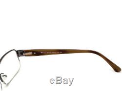 Lunettes De Bvlgari 1005 103 Brown Rim Half Argent Frame Italie 5419 140