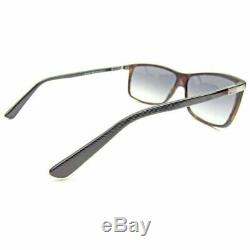 Lunettes De Soleil Authentic Gucci Hommes Femmes Unisexe Full Rim Noir Marron Argent