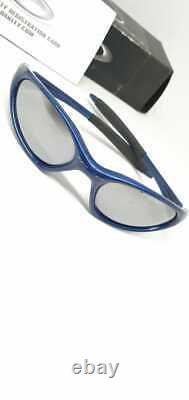 Lunettes De Soleil Oakley Iridium Full Rim USA Blue Frame Race 100% Authentiques