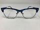 Lunettes De Vue Di Valdi Cadres Dvo 8073 Col 50 Bleu Argent 52-18-140 Full Rim Sw69