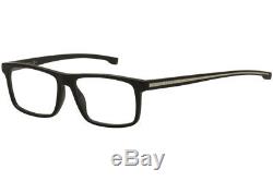 Lunettes De Vue Hugo Boss Pour Hommes 0876 Ypp Cadre Optique Noir / Argent Sur Jante Complète 54mm