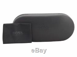 Lunettes De Vue Hugo Boss Pour Hommes 0876 Ypp Cadre Optique Noir / Argent Sur Jante Complète 54mm