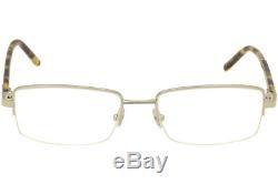 Lunettes De Vue Mont Blanc Mb0581 0581 A16 Argent / Cadre Optique Semi-liseré Havana 58mm