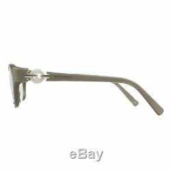 Lunettes De Vue Ovales Pour Femmes Montblanc Mb0442-057 Argent / Gris Perle Taupe Complète