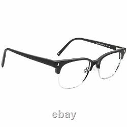 Lunettes De Vue Warby Parker Lewis 4103 Matte Black&silver Horn Rim Frame 5117 145