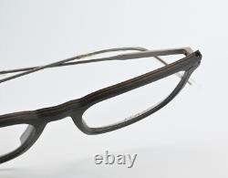 Lunettes Feb31st Marc Silver en bois marron mat, rectangulaires carrées, ultra légères M