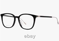 Lunettes Gucci GG1276OK 001 pour homme en noir/argent, monture pleine, forme carrée, 54mm OBI