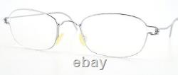 Lunettes Lindberg Spectacles Aquila 45-19 Cerclées en Titane Argent Satiné