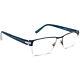 Lunettes Morel Öga 7406o Bb012 Demi-cerclée Bleu&argent France 5418 140