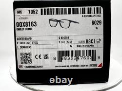 Lunettes Oakley Centerboard OX8163-0455 en acier léger satiné, taille 55-17-141, neuves