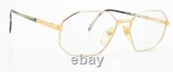 Lunettes RODENSTOCK Argent Or Métal Vintage 690 GW B 54-17 / 18 140 Polygon