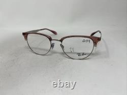 Lunettes Ray Ban RB 6396 3131 51-19-140 Rose Transparent Argent +q61
