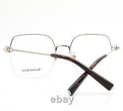 Lunettes Tiffany demi-cerclées TF 1153D 6192 Roses sur Argent 56mm avec étui