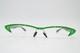 Lunettes Vintage Proksch's A31 Vert Argent Noir Monture De Lunettes Demi-cerclée