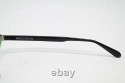Lunettes Vintage PROKSCH'S A31 Vert Argent Noir Monture de Lunettes Demi-Cerclée