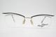 Lunettes Vintage Robert Rüdger 1550 148-22 Argent Noir Marron Demi Cerclées