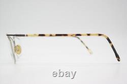 Lunettes Vintage Robert Rüdger 1550 148-22 Argent Noir Marron Demi Cerclées