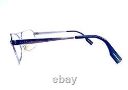 Lunettes de pilote en métal argenté VTG Hugo Boss fabriquées en Italie 0121/S 010 RA 60 14 135