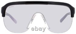 Lunettes de soleil GUCCI GG1645S 003 Monture NOIRE Verres ARGENTÉS 99 mm