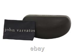 Lunettes de soleil John Varvatos V545 pour hommes, verres argent/marron, style bouclier mode 61mm